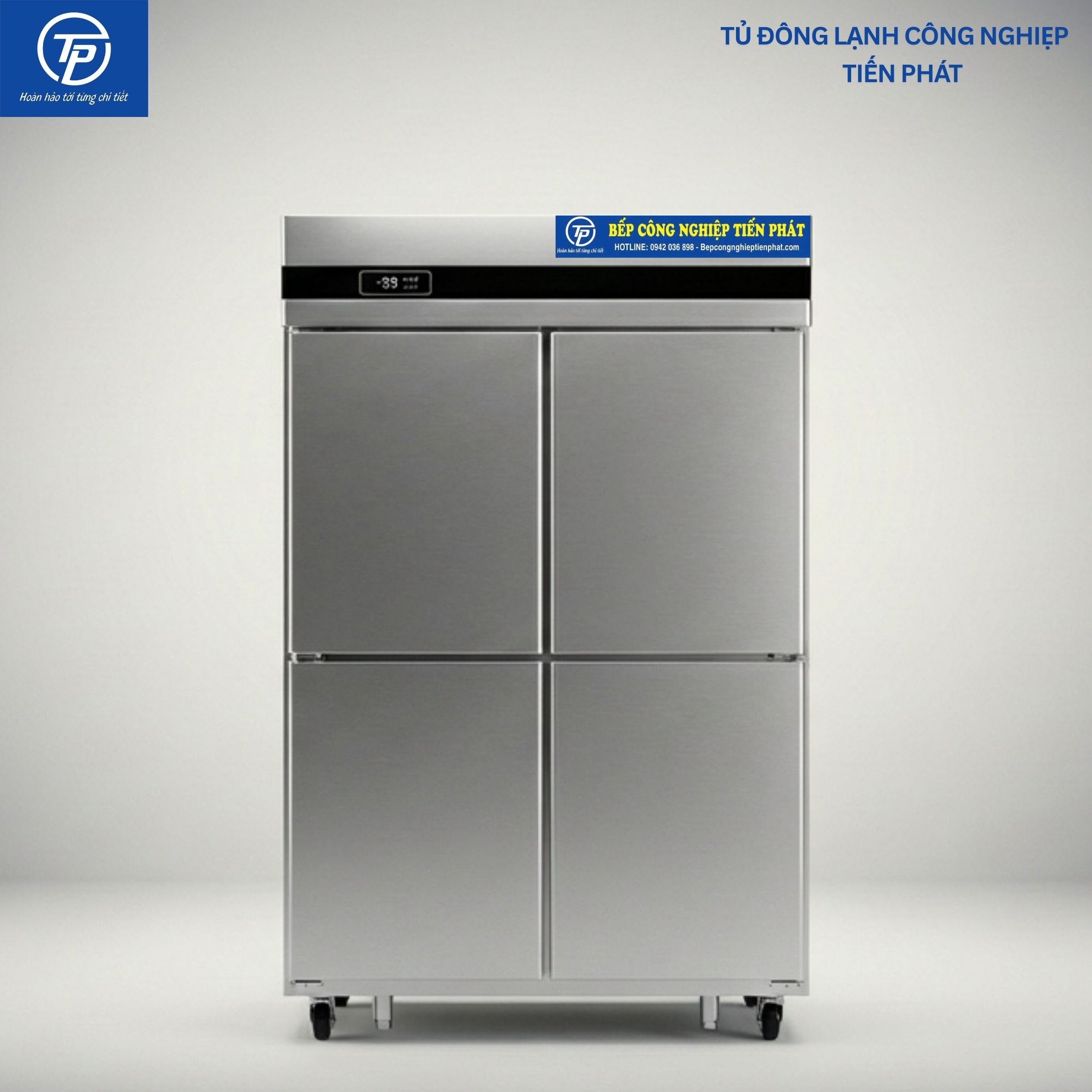 Tủ Cấp Đông 4 Cánh Quạt Gió 1100L